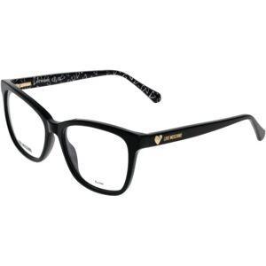 Monture de lunettes Love Moschino - Motif noir - Monture optique - Publicité Monture de lunettes Love Moschino - Motif noir - Monture optique - Publicité