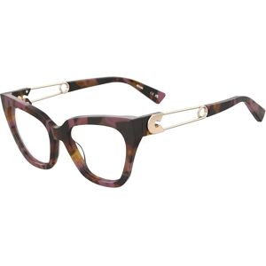 Moschino MOS638 MFX Brown Havana Eye Glasses - Eyeglasses Moschino MOS638 MFX Brown Havana Eye Glasses - Eyeglasses