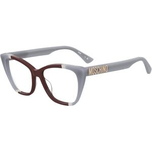 MOSCHINO MOS642 S9W Bleu Marron - Montures de lunettes - Publicité MOSCHINO MOS642 S9W Bleu Marron - Montures de lunettes - Publicité