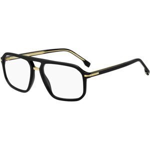HUGO BOSS 1728 Unisex Black Eyewear Frames - Eyewear Frames HUGO BOSS 1728 Unisex Black Eyewear Frames - Eyewear Frames