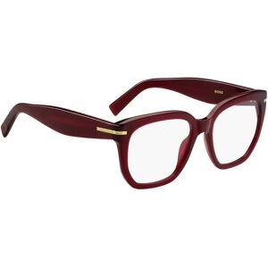 HUGO BOSS 1734 Bordó Négyszögletes Öko-Acetát Keret HUGO BOSS 1734 Bordó Négyszögletes Öko-Acetát Keret
