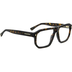 Dsquared2 Model D2 0146 Geometric Acetate Eyeglasses - Eyeglasses Dsquared2 Model D2 0146 Geometric Acetate Eyeglasses - Eyeglasses