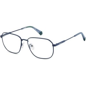 POLAROID TEAL Rectangular Lightweight Metal Eyewear Frames - Eyewear Frames POLAROID TEAL Rectangular Lightweight Metal Eyewear Frames - Eyewear Frames