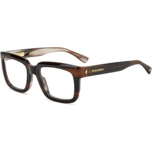 Dsquared2 D2 0144 Ex4 Rectangular Eyeglasses - Vision Dsquared2 D2 0144 Ex4 Rectangular Eyeglasses - Vision
