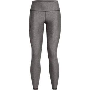 Under Armour HeatGear No-Slip Waistband Leggings - Charcoal Light Heather - Leggings Under Armour HeatGear No-Slip Waistband Leggings - Charcoal Light Heather - Leggings