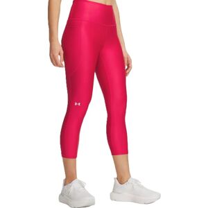 Under Armour Women's Shaded Fuchsia Leggings XL - HG Armour Hi Capri - Sportswear Under Armour Women's Shaded Fuchsia Leggings XL - HG Armour Hi Capri - Sportswear