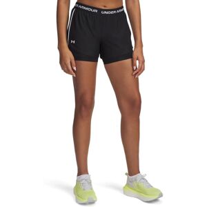 Under Armour Tech Play Up Womens 2-in-1 Shorts - Black Under Armour Tech Play Up Womens 2-in-1 Shorts - Black