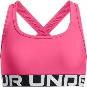 Under Armour Crossback Sports Bra - 146-152cm, Pink/Black, 11-12Y Under Armour Crossback Sports Bra - 146-152cm, Pink/Black, 11-12Y
