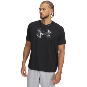 Under Armour M Tech Print Fill SS T-shirt - Men's Black Under Armour M Tech Print Fill SS T-shirt - Men's Black