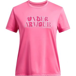 Under Armour Girls Tech Wordmark T-Shirt - Pink - Youth XL Under Armour Girls Tech Wordmark T-Shirt - Pink - Youth XL