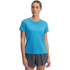Under Armour Dames Ether Blue Reflecterende Launch T-Shirt Under Armour Dames Ether Blue Reflecterende Launch T-Shirt