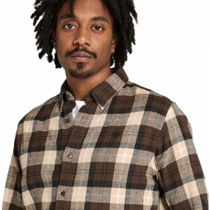 Timberland TB0A44XQG561 Brown Checked Flannel Shirt - Shirt Timberland TB0A44XQG561 Brown Checked Flannel Shirt - Shirt
