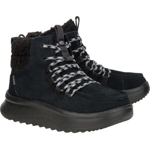 Hey Dude Wendy Apres Ante Acojinado Negro - Botines Hey Dude Wendy Apres Ante Acojinado Negro - Botines