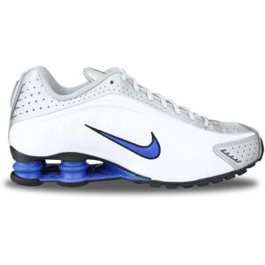 Nike Shox R4 White/ Metallic Silver-Racer Blue Sneakers - Sneakers Nike Shox R4 White/ Metallic Silver-Racer Blue Sneakers - Sneakers
