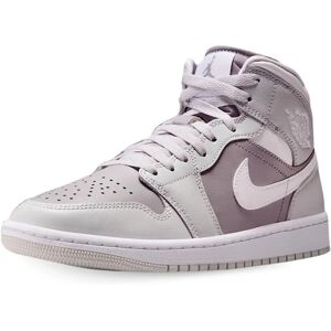 Jordan Air 1 Mid - Grey, White & Atmosphere Grey Sneakers - Sneakers Jordan Air 1 Mid - Grey, White & Atmosphere Grey Sneakers - Sneakers