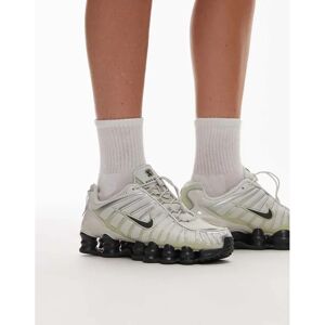 Nike W Shox TL Light Bone/ Off Noir-Olive Aura Sneakers - Sneakers Nike W Shox TL Light Bone/ Off Noir-Olive Aura Sneakers - Sneakers