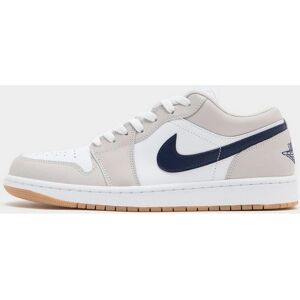 Nike Air Jordan 1 Low - Læderhvide Sneakers - Sneakers Nike Air Jordan 1 Low - Læderhvide Sneakers - Sneakers