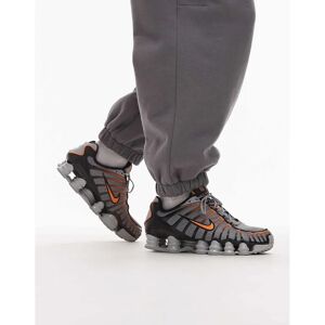 Nike Shox Tl Lt Rauchgrau/ Helle Mandarine - Schwarz Sneaker Nike Shox Tl Lt Rauchgrau/ Helle Mandarine - Schwarz Sneaker