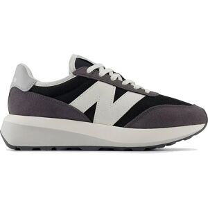 Pantofi New Balance 370 din piele nubuc - Gri închis/negru - Bărbat - Mărime 44 Pantofi New Balance 370 din piele nubuc - Gri închis/negru - Bărbat - Mărime 44