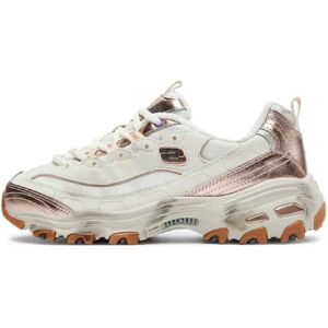 Skechers D'lites Vintage White Sneakers - Sneakers Skechers D'lites Vintage White Sneakers - Sneakers