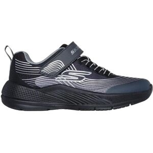 Skechers Boys Microspec Advance Black/Silver Sports Trainers Skechers Boys Microspec Advance Black/Silver Sports Trainers