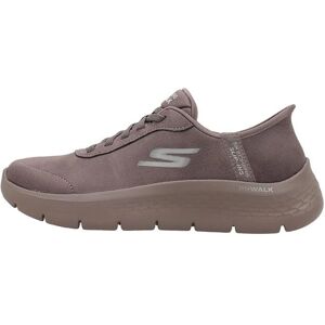 Skechers Brown Vegan Leather Slip-ins - Casual Slippers Skechers Brown Vegan Leather Slip-ins - Casual Slippers