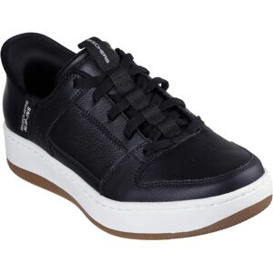 Skechers Slipins Sport Court 92 - Black/Natural Shoes Skechers Slipins Sport Court 92 - Black/Natural Shoes