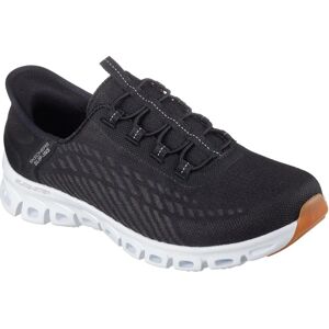 Skechers Damen Black/White Glide Step Slip-In Turnschuhe - Damen Trainer Skechers Damen Black/White Glide Step Slip-In Turnschuhe - Damen Trainer