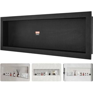 Vevor Shower Niche - 16x50 inch Waterproof Wall Insert, Black Vevor Shower Niche - 16x50 inch Waterproof Wall Insert, Black