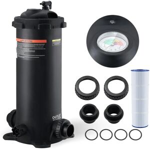 Succebuy Pool Cartridge Filter - 50 Sq. Ft - Inground & Above Ground Pool System Succebuy Pool Cartridge Filter - 50 Sq. Ft - Inground & Above Ground Pool System