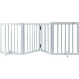 Vevor Porte pour Chiens Pliante Blanc - Barrière pour Animaux - Publicité Vevor Porte pour Chiens Pliante Blanc - Barrière pour Animaux - Publicité
