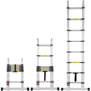 Vevor Aluminum Telescoping Ladder - 16.5FT, Lightweight, 375 lbs Capacity Vevor Aluminum Telescoping Ladder - 16.5FT, Lightweight, 375 lbs Capacity