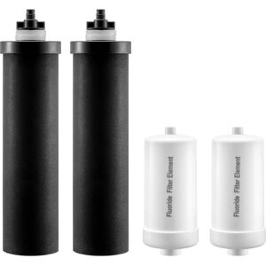 Vevor Water Filters Replacement - Gravity Water Filter System - Pack of 4 Vevor Water Filters Replacement - Gravity Water Filter System - Pack of 4