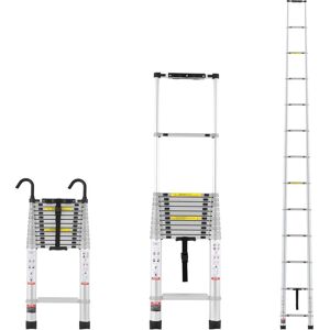 VEVOR Ladder - Lightweight Aluminum Telescopic - 190kg Capacity - Home & Business VEVOR Ladder - Lightweight Aluminum Telescopic - 190kg Capacity - Home & Business