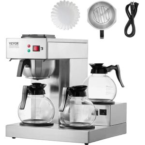 Vevor Kommersiell Kaffemaskin med 3 glasburkar - Kontorskaffe Vevor Kommersiell Kaffemaskin med 3 glasburkar - Kontorskaffe