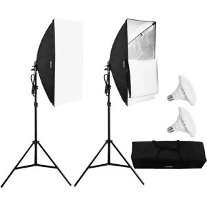 Kit d'Éclairage Softbox VEVOR - 2 pièces 500x700mm, LED 30W, 5500K - Publicité Kit d'Éclairage Softbox VEVOR - 2 pièces 500x700mm, LED 30W, 5500K - Publicité