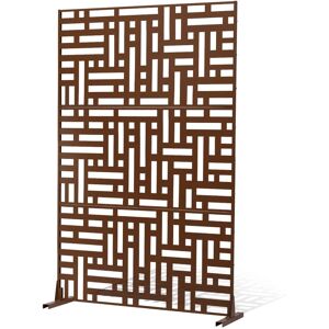 Vevor Metal Privacy Screen - 36" W x 72" H - Outdoor Divider with Stand Vevor Metal Privacy Screen - 36" W x 72" H - Outdoor Divider with Stand