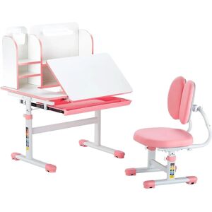 Vevor Chaise et Bureau d'Étude pour Enfants - Rose Réglable - Publicité Vevor Chaise et Bureau d'Étude pour Enfants - Rose Réglable - Publicité