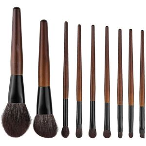 Succebuy 9-Piece Makeup Brush Set - Professional Makeup Brush Kit with Soft Natural Wool & Vegan Synthetic Bristles Succebuy 9-Piece Makeup Brush Set - Professional Makeup Brush Kit with Soft Natural Wool & Vegan Synthetic Bristles