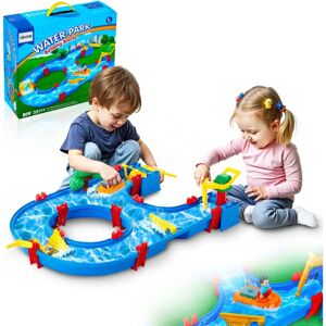 Succebuy Blue Water Table - Toddler Sensory Play Set for 3+ Years Succebuy Blue Water Table - Toddler Sensory Play Set for 3+ Years