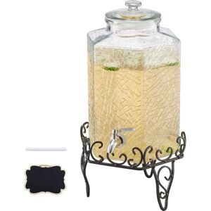 Succebuy Stainless Steel Beverage Dispenser with Stand - 2.5 Gallon Succebuy Stainless Steel Beverage Dispenser with Stand - 2.5 Gallon