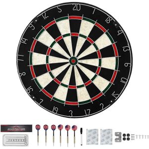 Succebuy Dartboard with 6 Darts & Scoring Kit - 451mm Steel Tip Set Succebuy Dartboard with 6 Darts & Scoring Kit - 451mm Steel Tip Set