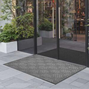 Succebuy Front Door Mat - 1562 x 914 mm Grey Floor Mat for Indoor Outdoor Succebuy Front Door Mat - 1562 x 914 mm Grey Floor Mat for Indoor Outdoor