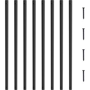 Vevor Metal Balustrades 51 Pack 750x25 mm - Balustrades Vevor Metal Balustrades 51 Pack 750x25 mm - Balustrades
