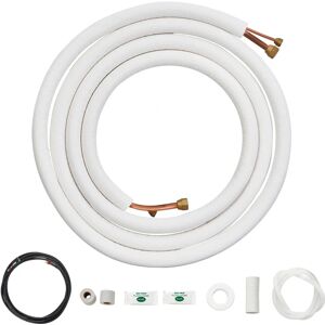 VEVOR 16FT Mini Split Line Set - Copper Pipes & TripleLayer Insulation VEVOR 16FT Mini Split Line Set - Copper Pipes & TripleLayer Insulation