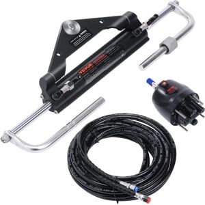 Vevor Hydraulic Outboard Steering Kit - Marine Boat Hydraulic System - 150HP Vevor Hydraulic Outboard Steering Kit - Marine Boat Hydraulic System - 150HP