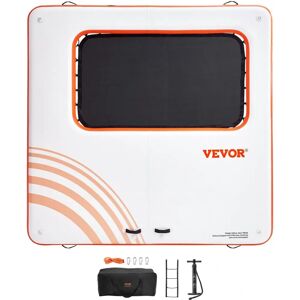 Dique inflable Vevor 3,04x3,04 m con piscina de malla central 1,21x2,13 m - Muelle inflable Dique inflable Vevor 3,04x3,04 m con piscina de malla central 1,21x2,13 m - Muelle inflable