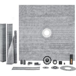 Vevor Waterproof Shower Tray Kit - 1828x1828 mm, Central Flange, Stainless Steel Grid - Shower Type Vevor Waterproof Shower Tray Kit - 1828x1828 mm, Central Flange, Stainless Steel Grid - Shower Type