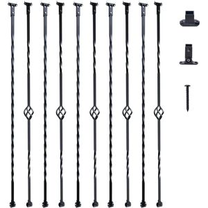 Vevor Metal Balustrade for Staircase - 44'' x 1/2 Inch - 10 Pack Vevor Metal Balustrade for Staircase - 44'' x 1/2 Inch - 10 Pack