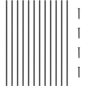 Vevor Balustres - Pack de 11, Preto, 44''x0.5'' - Balustres Vevor Balustres - Pack de 11, Preto, 44''x0.5'' - Balustres